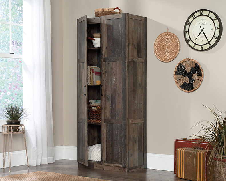 Sauder Select Storage Cabinet 427069 | Reclaimed Pine™