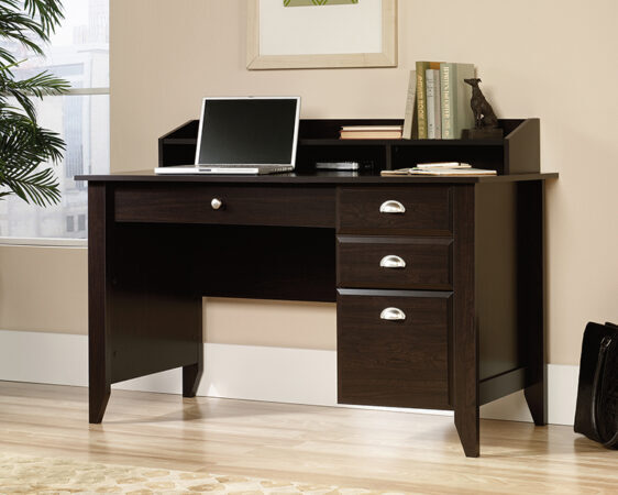 Sauder Shoal Creek Desk 409733 Jamocha Wood