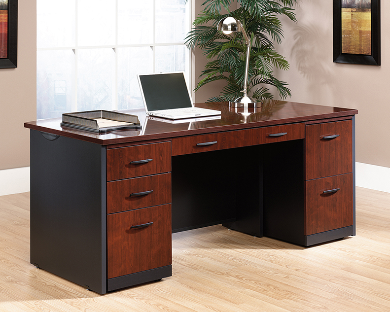 Sauder via executive desk discount
