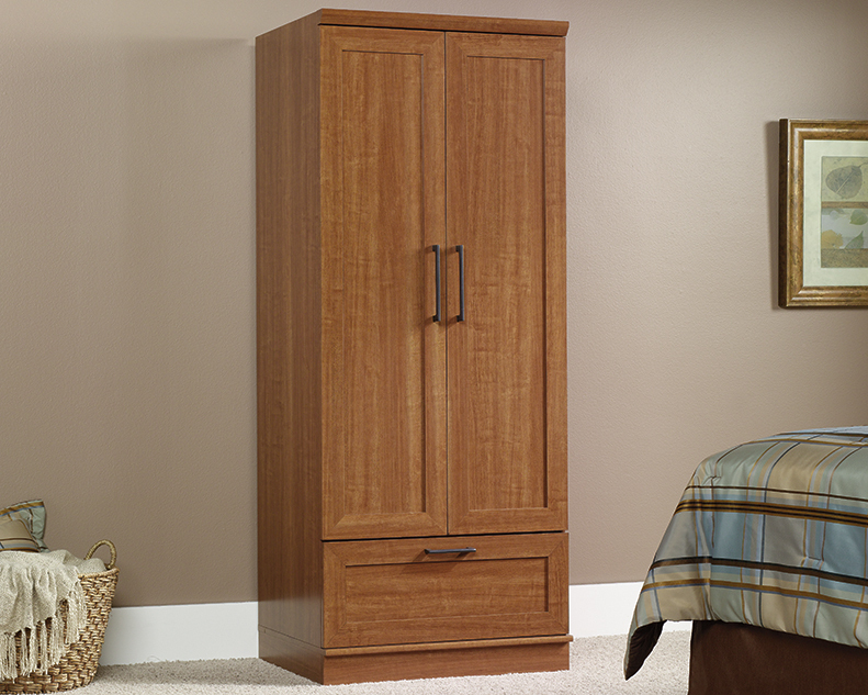 Sauder Wardrobe/Storage Cabinet, Cherry