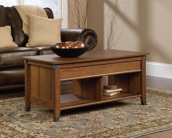 Sauder Carson Forge® Lift-Top Coffee Table with Storage