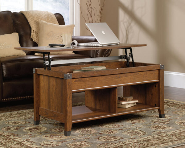 Sauder Carson Forge® Lift-Top Coffee Table with Storage - Image 2