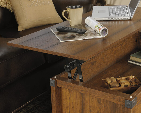 Sauder Carson Forge® Lift-Top Coffee Table with Storage - Image 4