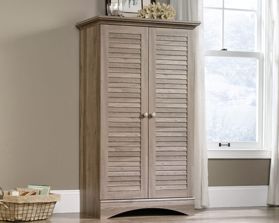 Sauder harbor view craft armoire stores deals