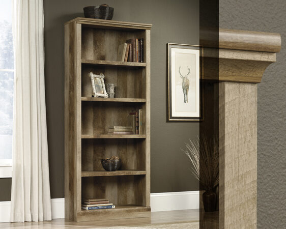 Sauder Select 5 Shelf Bookcase 417223 Craftsman Oak