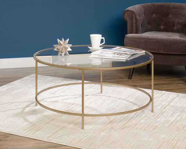 Sauder International Lux Round Coffee Table