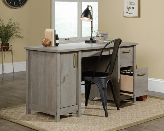 Sauder Cannery Bridge Computer Desk 422879 Mystic Oak