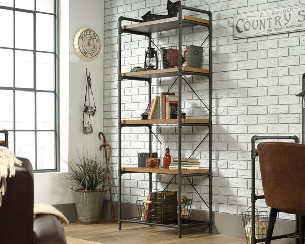 Sauder Iron City® Tall Bookcase