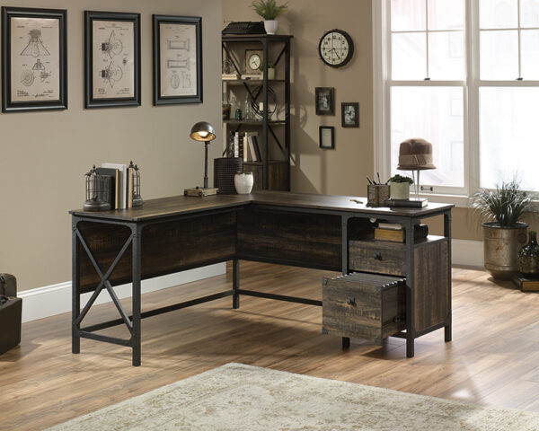 Sauder Steel River® L-Shaped Desk - Image 2