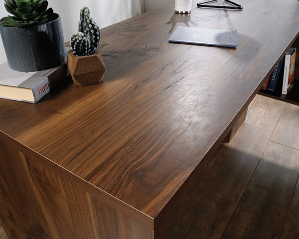 Sauder Harvey Park® Mid-Century Modern L-Shaped Office Desk - Image 4