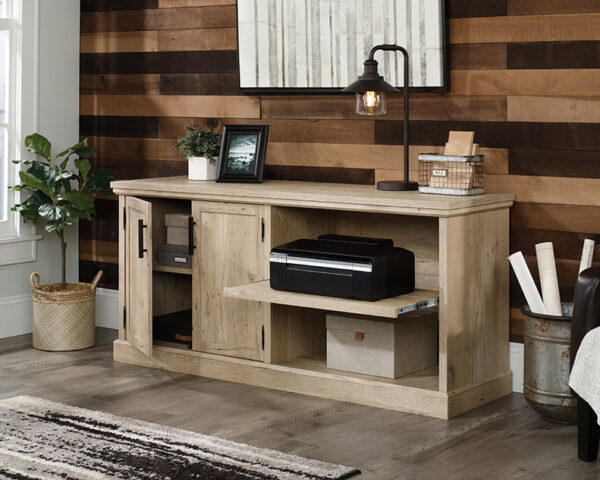 Sauder Aspen Post® Spacious Prime Oak Wood Storage Credenza - Image 2