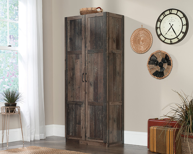 Sauder Adept Craftsman Oak Storage Cabinet