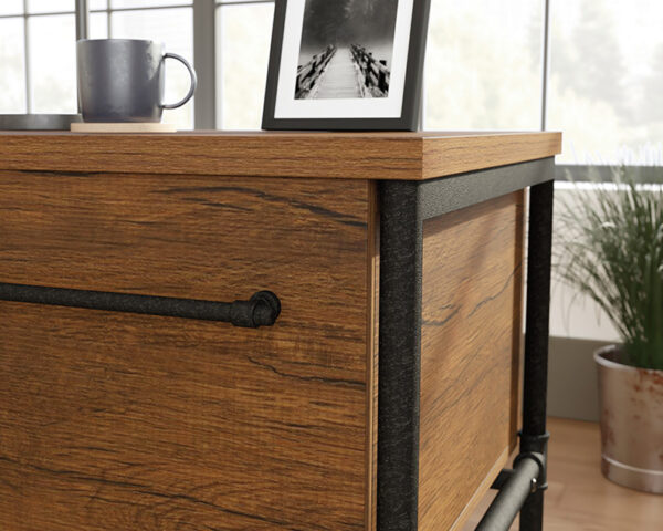 Sauder Iron City® Industrial Double Pedestal Office Desk - Image 5