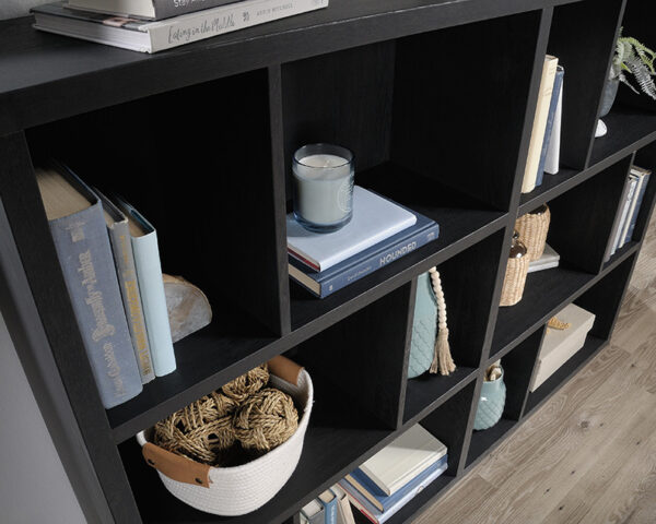 Sauder Select Modular Cube Storage Display Bookcase in Oak - Image 4