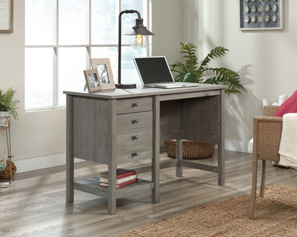 Sauder Cottage Road® Coastal Single Pedestal Desk with Storage