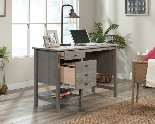 Sauder Cottage Road® Coastal Single Pedestal Desk with Storage - Image 2