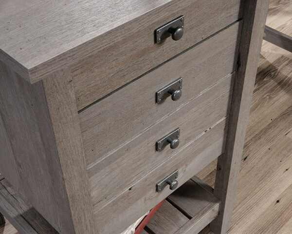 Sauder Cottage Road® Coastal Single Pedestal Desk with Storage - Image 5