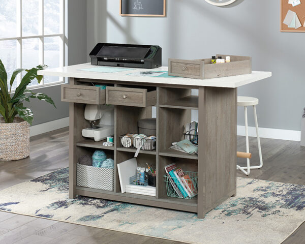 Sauder Craft Pro Series® Durable Craft Work Table with Storage - Image 2