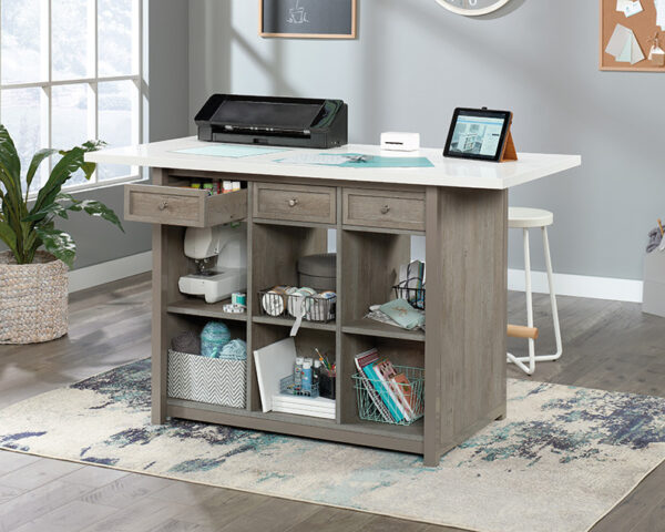 Sauder Craft Pro Series® Durable Craft Work Table with Storage - Image 3