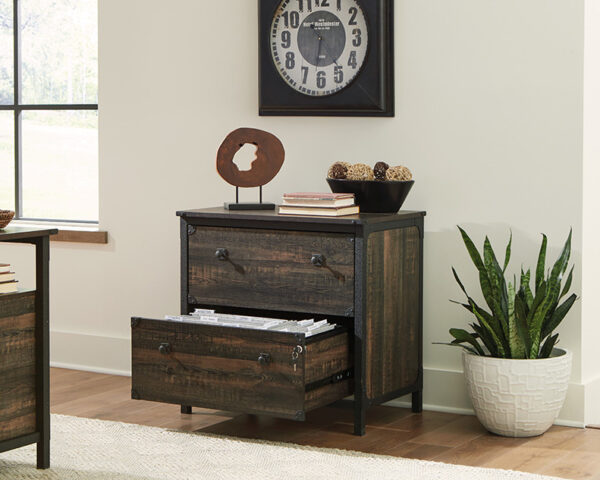 Sauder Steel River® Industrial Wood Lateral File Cabinet - Image 2