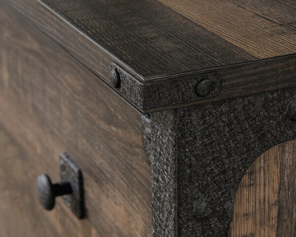 Sauder Steel River® 2-Drawer Lateral File Cabinet in Carbon Oak - Image 4
