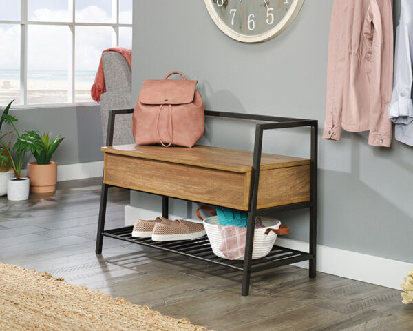 Sauder North Avenue® Entryway Bench with Hidden Storage & Shelf