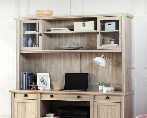 Sauder Hammond® Home Office Computer Desk Hutch in Chalk Oak