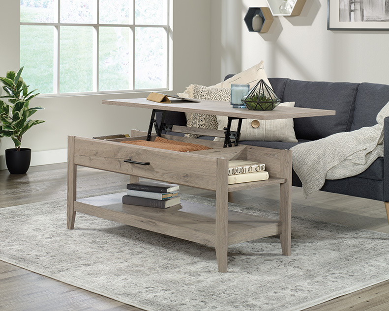Sauder Summit Station® Laurel Oak LiftTop Coffee Table 428257 Laurel