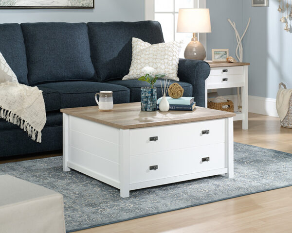 Sauder Cottage Road® Storage Coffee Table in Soft White
