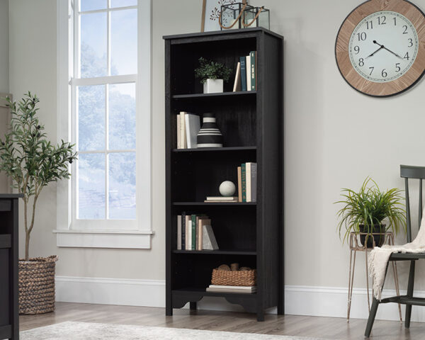 Sauder Dawson Trail™ 5-Shelf Display Bookcase in Raven Oak