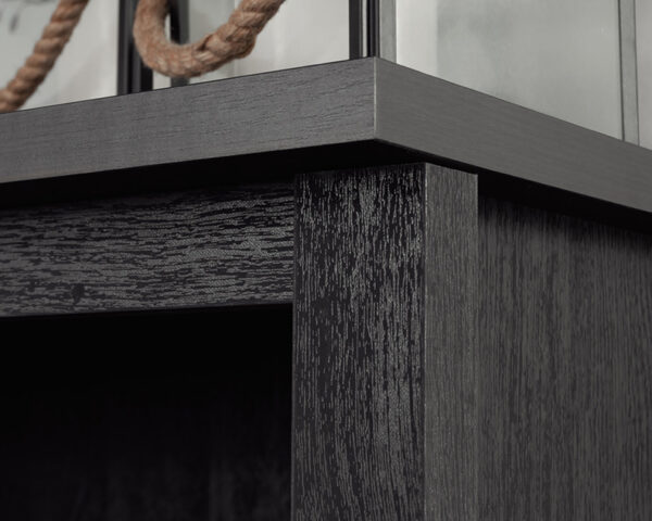Sauder Dawson Trail™ 5-Shelf Display Bookcase in Raven Oak - Image 3