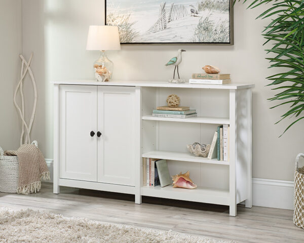 Sauder County Line® Storage Console TV Stand in Soft White