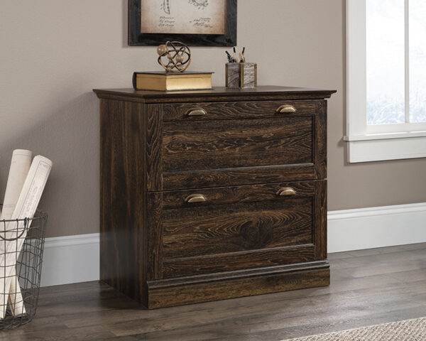 Sauder Barrister Lane® 2-Drawer Lateral File Cabinet in Iron Oak