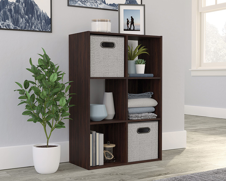 Sauder Select 6Cube Organizer Storage Cubby Unit 426490