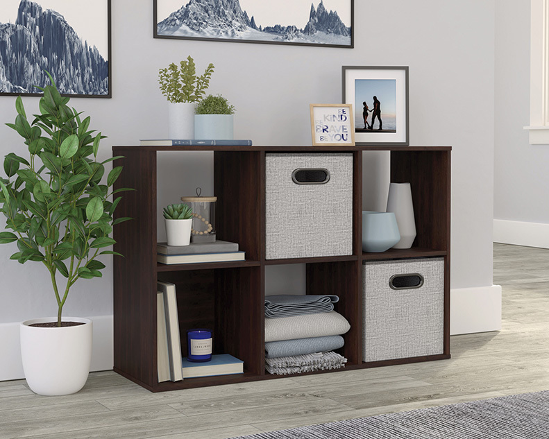 Sauder Select 6Cube Organizer Storage Cubby Unit 426490