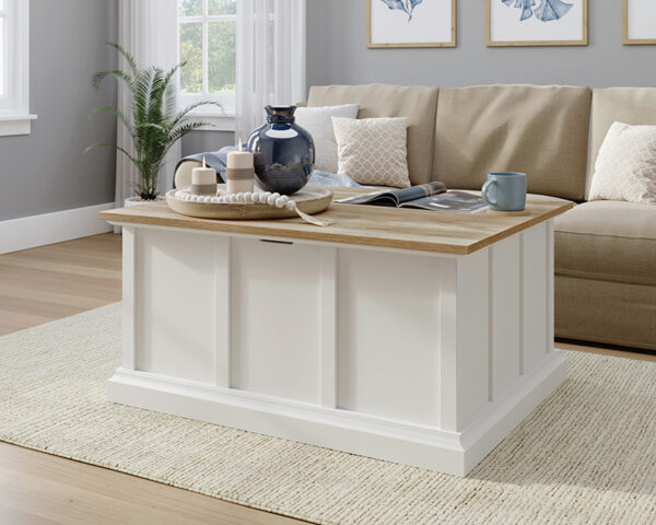 Sauder Cottage Road® Modern Farmhouse Coffee Table in White