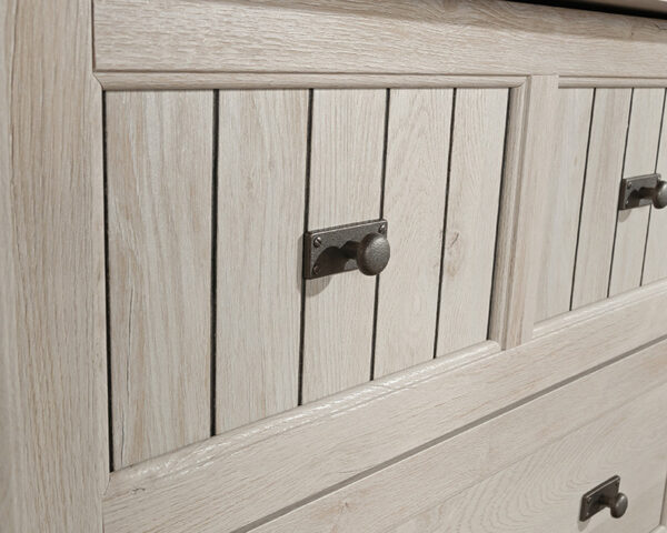 Sauder Costa 6-Drawer Dresser in Chalked Chestnut - Image 4