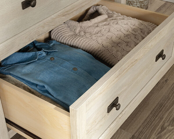 Sauder Costa 6-Drawer Dresser in Chalked Chestnut - Image 5