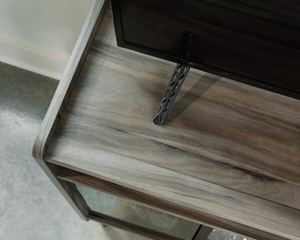 Sauder Harvey Park® Fireplace TV Credenza with Glass Doors - Image 3