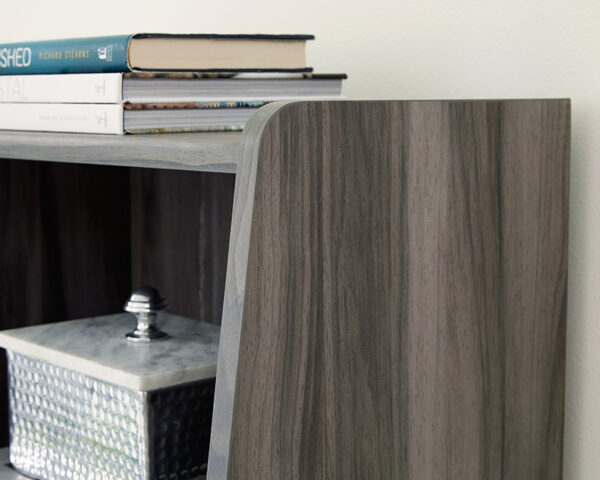 Sauder Harvey Park® Modern 3-Shelf Narrow Bookcase with Drawers - Image 4