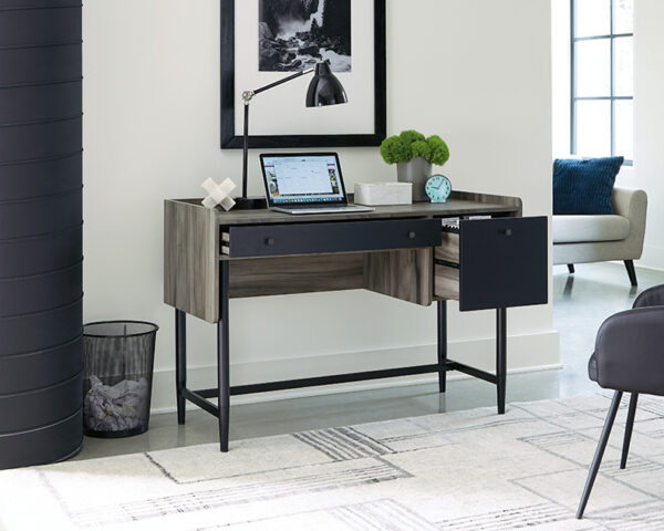 Sauder Harvey Park® Modern Home Office Desk with Storage - Image 2