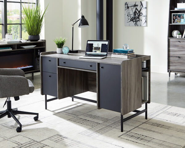 Sauder Harvey Park® Double Pedestal Home Office Desk with Storage