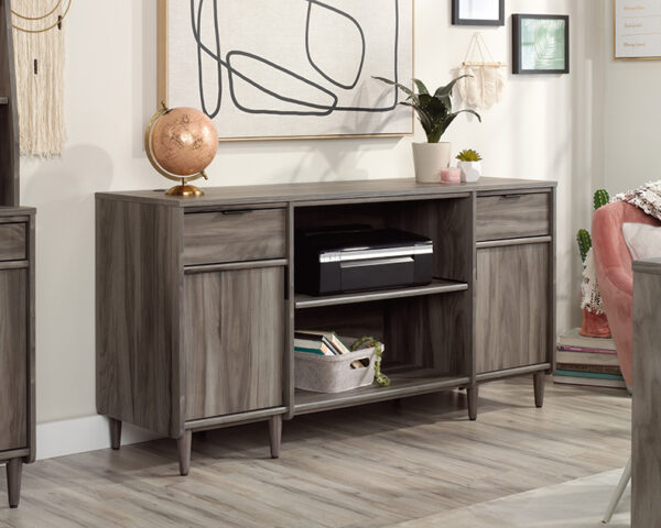 Sauder Clifford Place® Office Storage Credenza in Jet Acacia