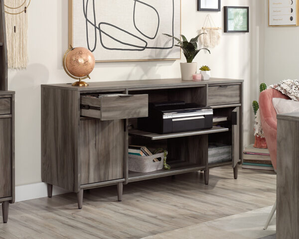 Sauder Clifford Place® Office Storage Credenza in Jet Acacia - Image 2