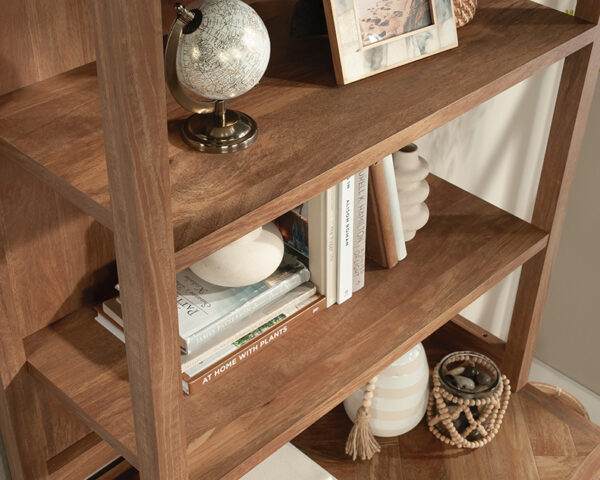 Sauder Cannery Bridge® 2-Shelf Library Hutch in Sindoori Mango - Image 3