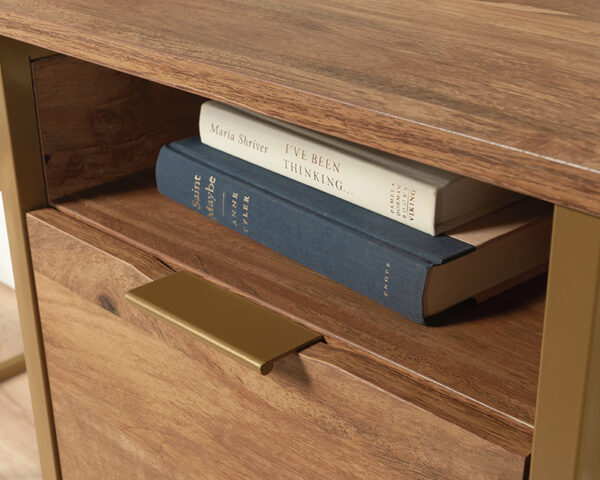 Sauder International Lux® Home Office Desk in Sindoori Mango - Image 4