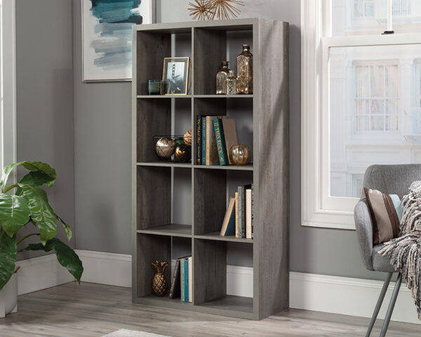 Sauder Select 8-Cube Organizer Storage Bookshelf Mystic Oak