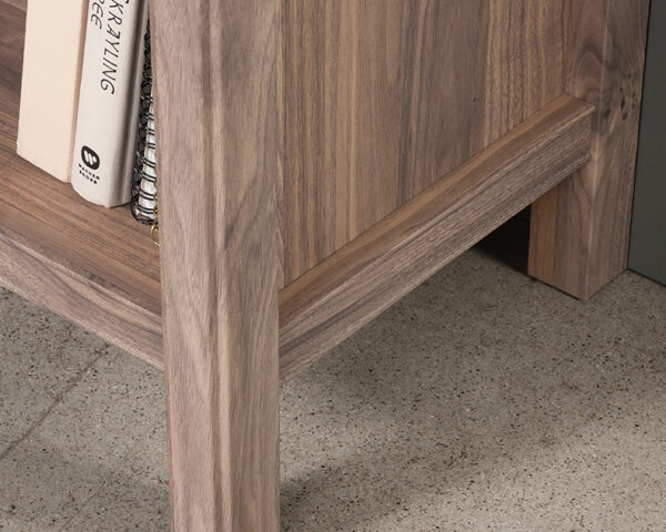 Sauder Select 5-Shelf Display Bookcase in Washed Walnut - Image 5