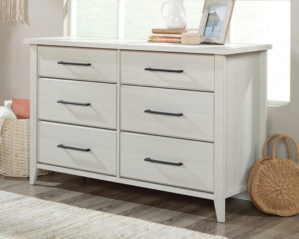 Sauder Summit Station® 6-Drawer Bedroom Dresser in Glacier Oak