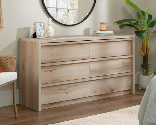 Sauder Harvey Park® 6-Drawer Bedroom Dresser in Pacific Maple